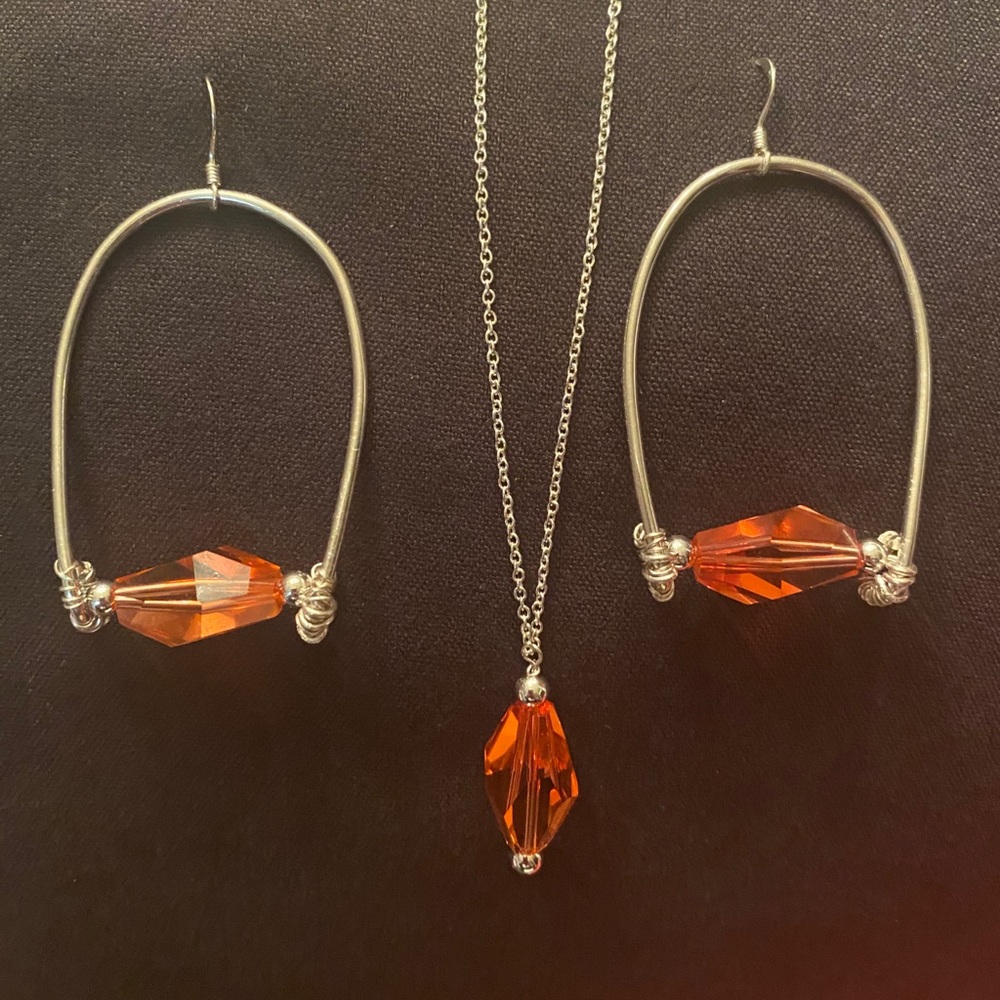 Earring And Necklace